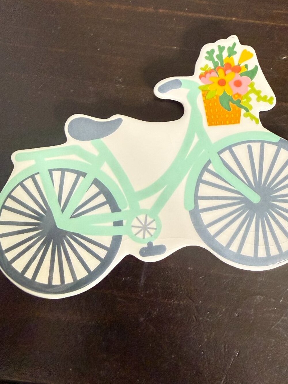 EUC Coton Colors Happy Everything Mini Attachment Bike Bicycle Spring Flowers